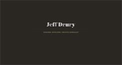 Desktop Screenshot of jeffdrury.com