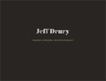 Tablet Screenshot of jeffdrury.com